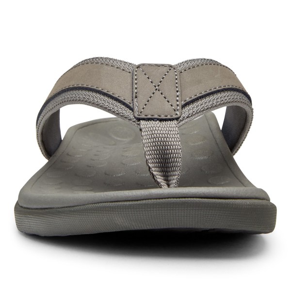 Vionic Sandals Ireland - Tide Toe Post Sandal Olive - Mens Shoes Sale | LXIVY-9013